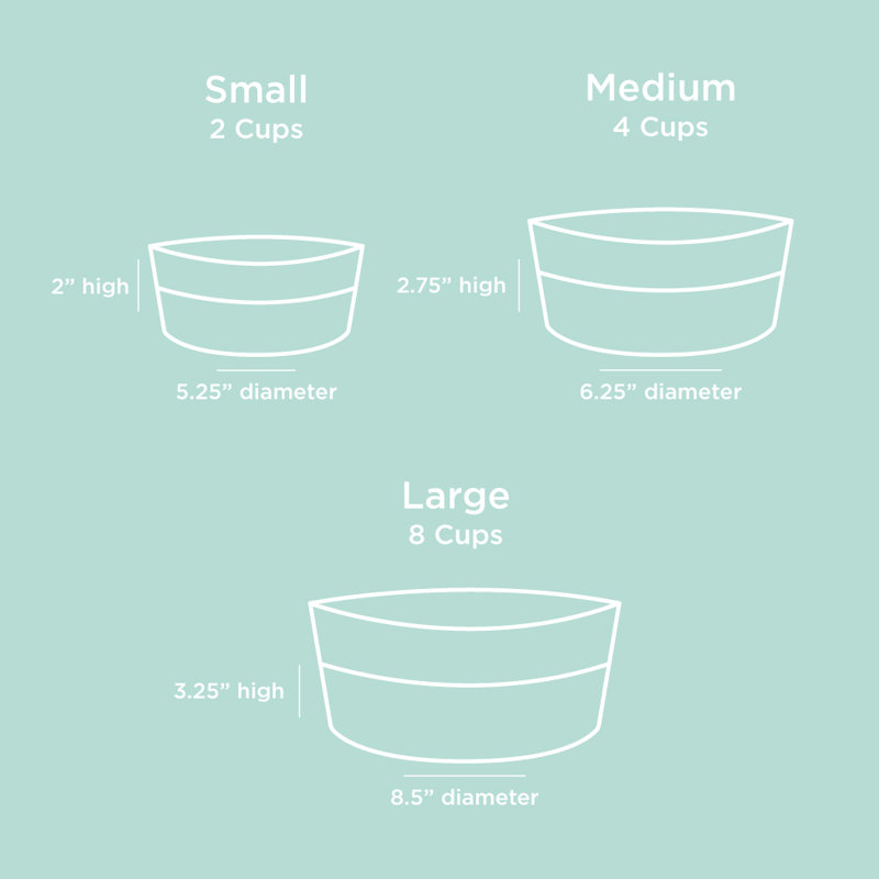 Dipper Ceramic Dog Bowl, 4 cups / 32 fluid oz, Gray