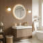 Meuble-lavabo flottant avec espace de rangement multifonctionnel et trou de robinet simple-1666615080-1666615081