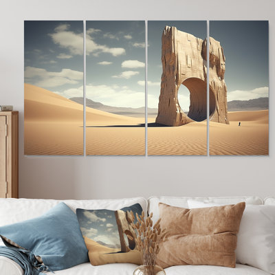 «Gate to Space», art mural surréel de 4 pièces