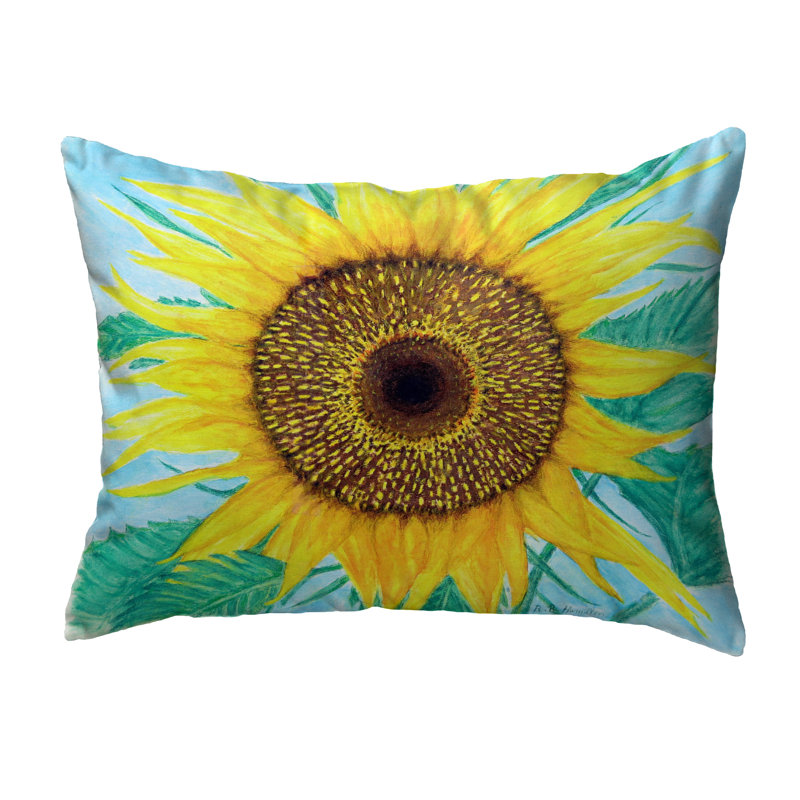  Coussin décoratif intérieur / extérieur non tourné Sunflower