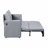 3 In 1 Sleeper Sofa Couch Bed
