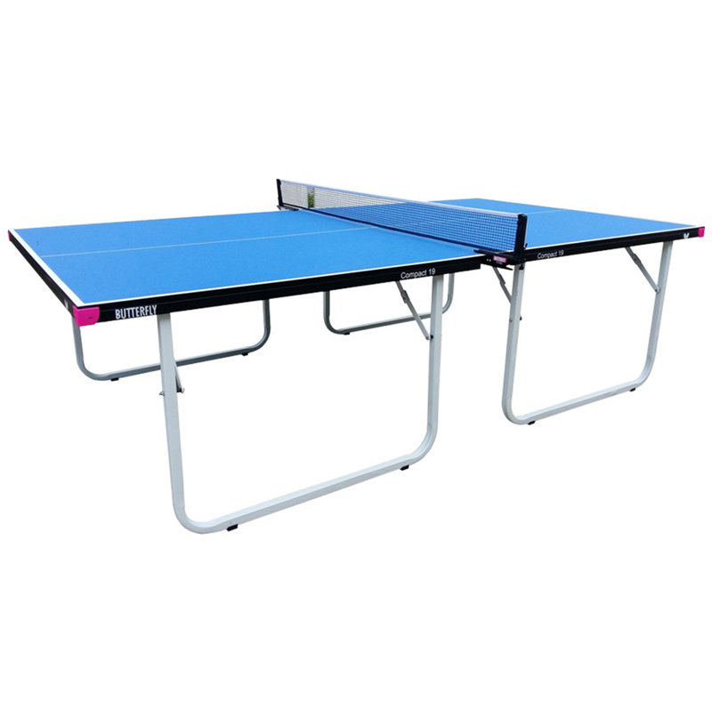 Table de tennis de table d'intérieur pliable Butterfly, Bleu, 16 mm.