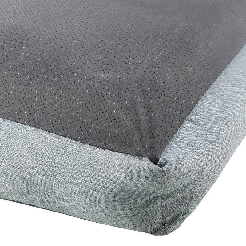 Arthur Pet Bed, Small (24.02" W x 19.69" D x 5.12" H), Gray