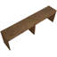 Console / bureau en bois massif et placage de chêne Avro