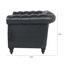 Fauteuil d'appoint l 39 po Chesterfield-975843277