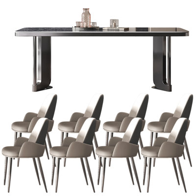 Italian style home light luxury table sets