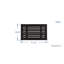 Diffuseur linéaire à fente 10 x 6 Flo Matrix - noir mat