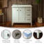 Ensemble de meuble-lavabo simple 36 po-129420471
