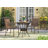 Aiana Round Metal Outdoor Bistro Table , in. W in. D-385927896