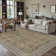 Kitty Machine Washable Oriental Area Rug for Living Room with Non-Slip Backing