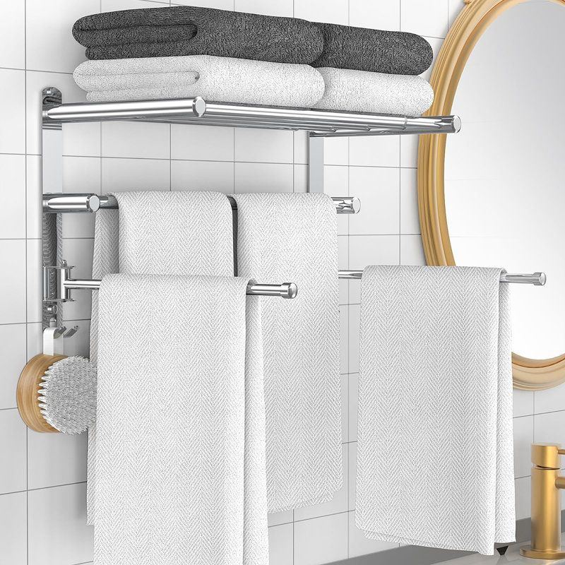 180° Rotating Extendable Towel Holder