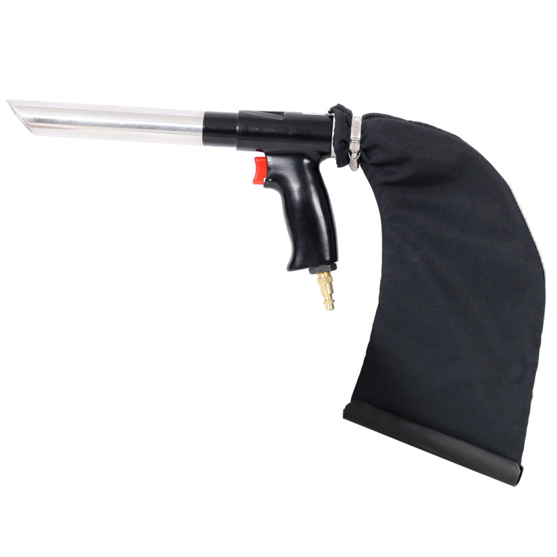 Ensemble de pistolet à soufflerie pneumatique en aluminium, aspirateur à air portatif 2-en-1 et outil de soufflage pour dépoussiérage, nettoyage, gonflage, atelier, garage