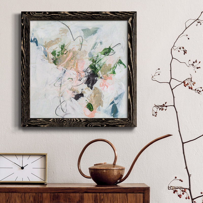 Approche du printemps IV - Cadre photo sur toile, H 31,5 po x l 31,5 po x P 1,5 po, Noir