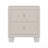 Elegant Velvet Nightstand With 2 Drawers And Crystal Handle, Storage Bedside Table With Button-Tufted-1957533875