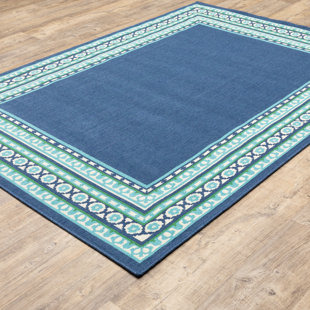 4' x 6' Blue Outdoor Rugs You'll Love | Wayfair