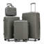 14 "/ 20" / 24 "/ 28" 4 pièces / ensemble dans un bagage à roulettes en PP, une valise de transport, une tringle en fer, une serrure à mot de passe à combinaison, un étui à cosmétiques de 14 po