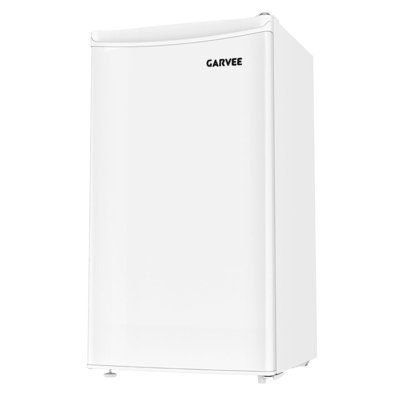 Réfrigérateur compact de 4,5 pi cu avec congélateur - mini réfrigérateur silencieux, thermostat réglable pour la chambre à coucher, le bureau, le dortoir