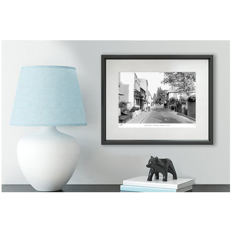 Sunbury, Thames Street C1955 by Francis Frith - Single Picture Frame Print, 60cm H x 80cm W x 2.3cm D