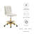 Modway Prim Armless Performance Velvet Drafting Chair-317570410