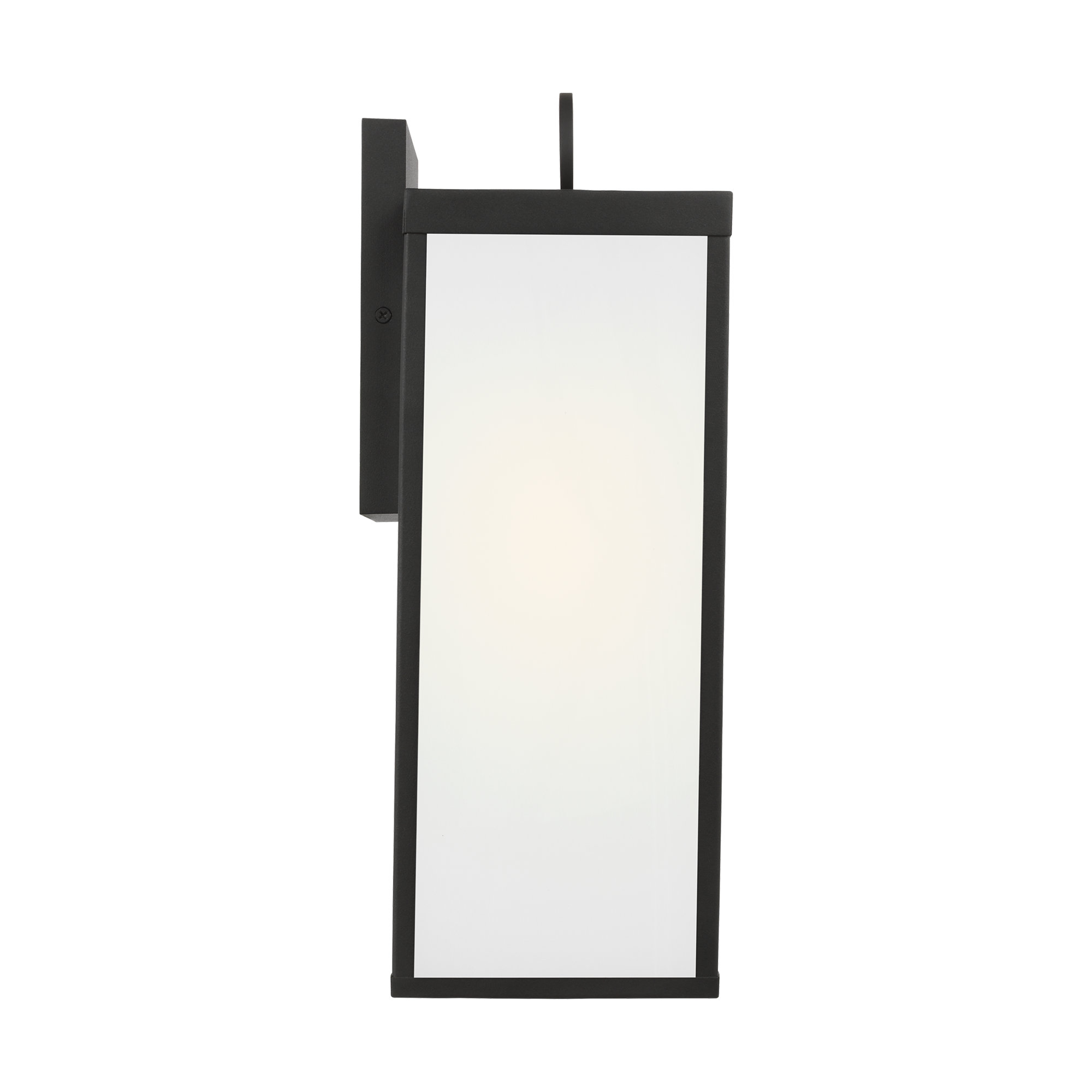 Howell Wall Lantern, Matte Black, 16.25" H x 7" W x 6.5" D
