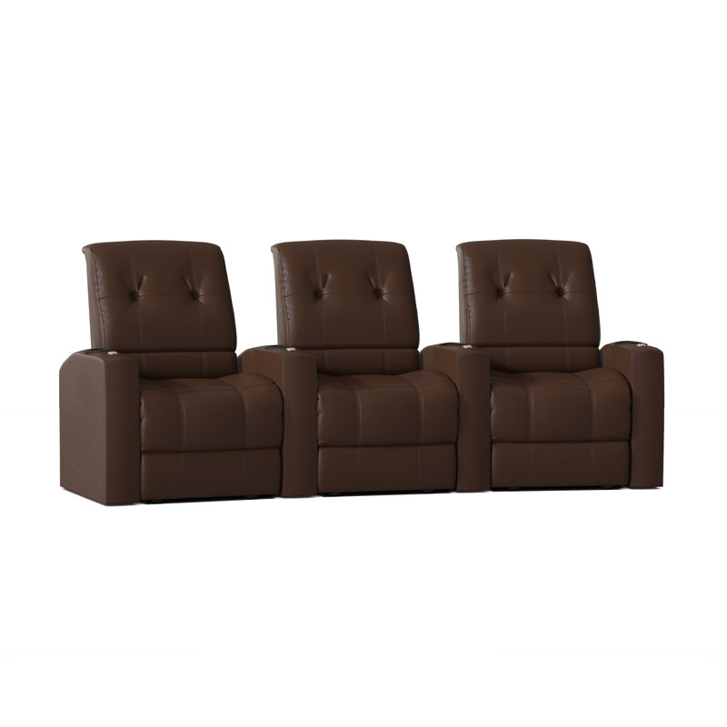 Sièges de rangée de cinéma (rangée de 3), Cappucino classique, Manuel