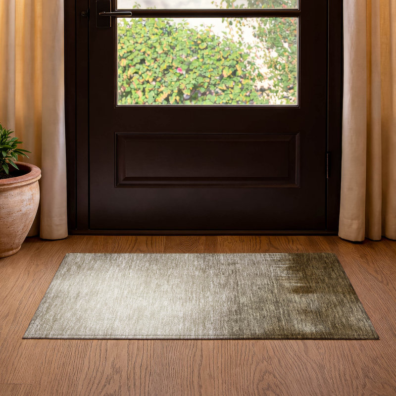 Tapis dégradé de qualité supérieure Mayfield AMF2420, 2 pi 6 po x 3 pi 10 po, Kaki