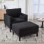 Fauteuil d'appoint rembourré 35,4 po-1468063998-1468063997