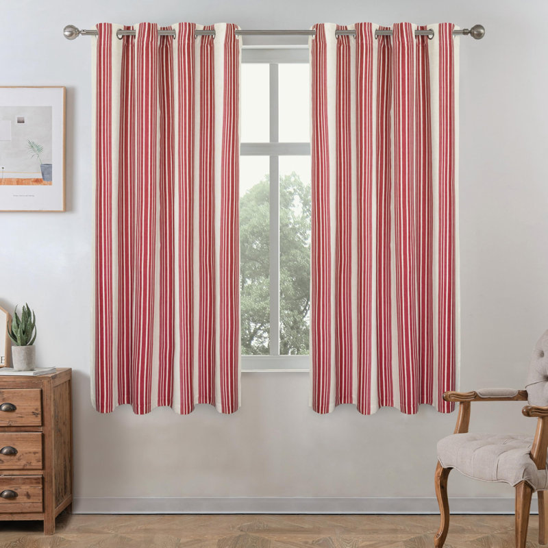 Blackout Curtain, red, 132cm Width x 160cm Drop