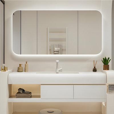 Armoire de salle de bain tendance à la française