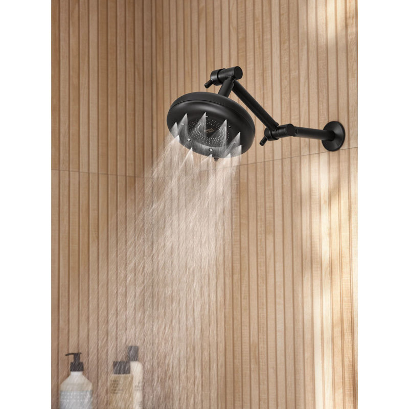 Nebia Brushed Nickel Shower Arm, Brushed Gold