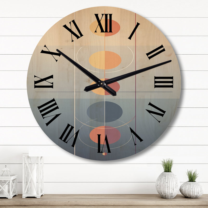 Stoltzfus Solid Wood Wall Clock, Large