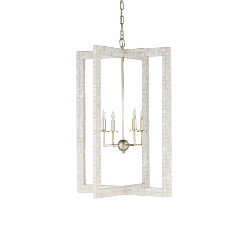 Lustre rectangulaire à 4 lumières Arietta