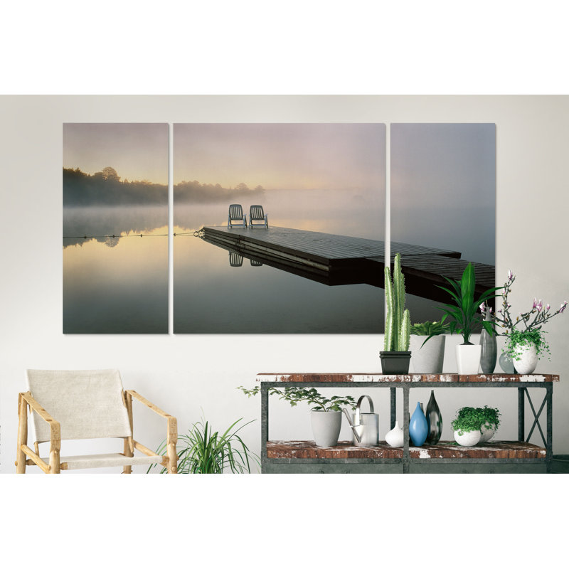 « algonquin provincial park », image multi-pièces sur toile tendue, H 24 po x l 48 po x P 1,5 po
