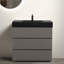 Meuble-lavabo sur pied simple 35,8 po avec plateau Madria-1087691400-1087691415