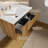 30" & 36" Wall-Mounted Floating Single Bathroom Vanity Set With White Integrated Ceramic Sink And Vertical Fluted Drawers (Hardware Included)-472808525-472808524