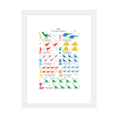 Dinosaure, impression d'art graphique