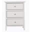 Table de chevet transitionnelle blanche polyvalente-611751105