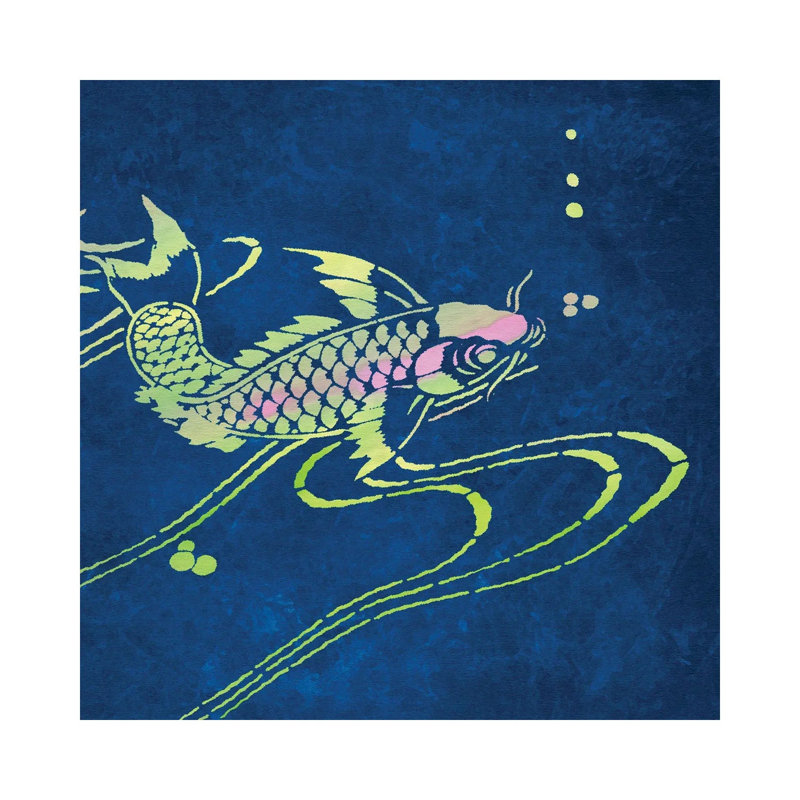 Koi II by Noah Bay - Wrapped Canvas Gallery-Wrapped Canvas Giclée, 30.48 cm H x 30.48 cm W