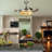 42“ Vintage Tiffany-Style Stained Glass Ceiling Fan With Light, 3 Speeds, Remote Control, Timer