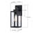 Swarna Outdoor Wall Light with Matte Black Finish-1776995501