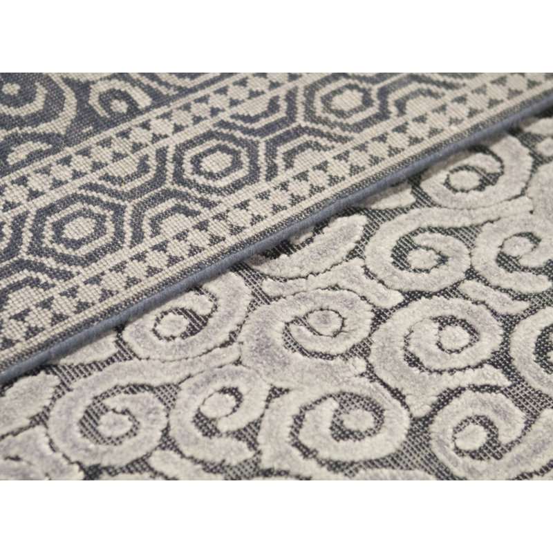 Canterbury Geometric Area Rug in Beige