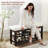 40" Solid Wood Shoe Bench with Cushion, 2-Tier Entryway Storage Bench-917480350