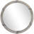 Kyng Solid Wood Round Mirror with Hooks