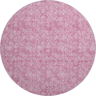 Premium Machine Washable Prisco Blush Rug