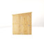 Mercia 6 X 6 Woodsman Shiplap Pent Shed (Glass)