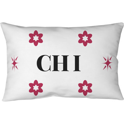 Chicago Basketball Colors Cotton Twill Pillow 20 inch x 14 inch