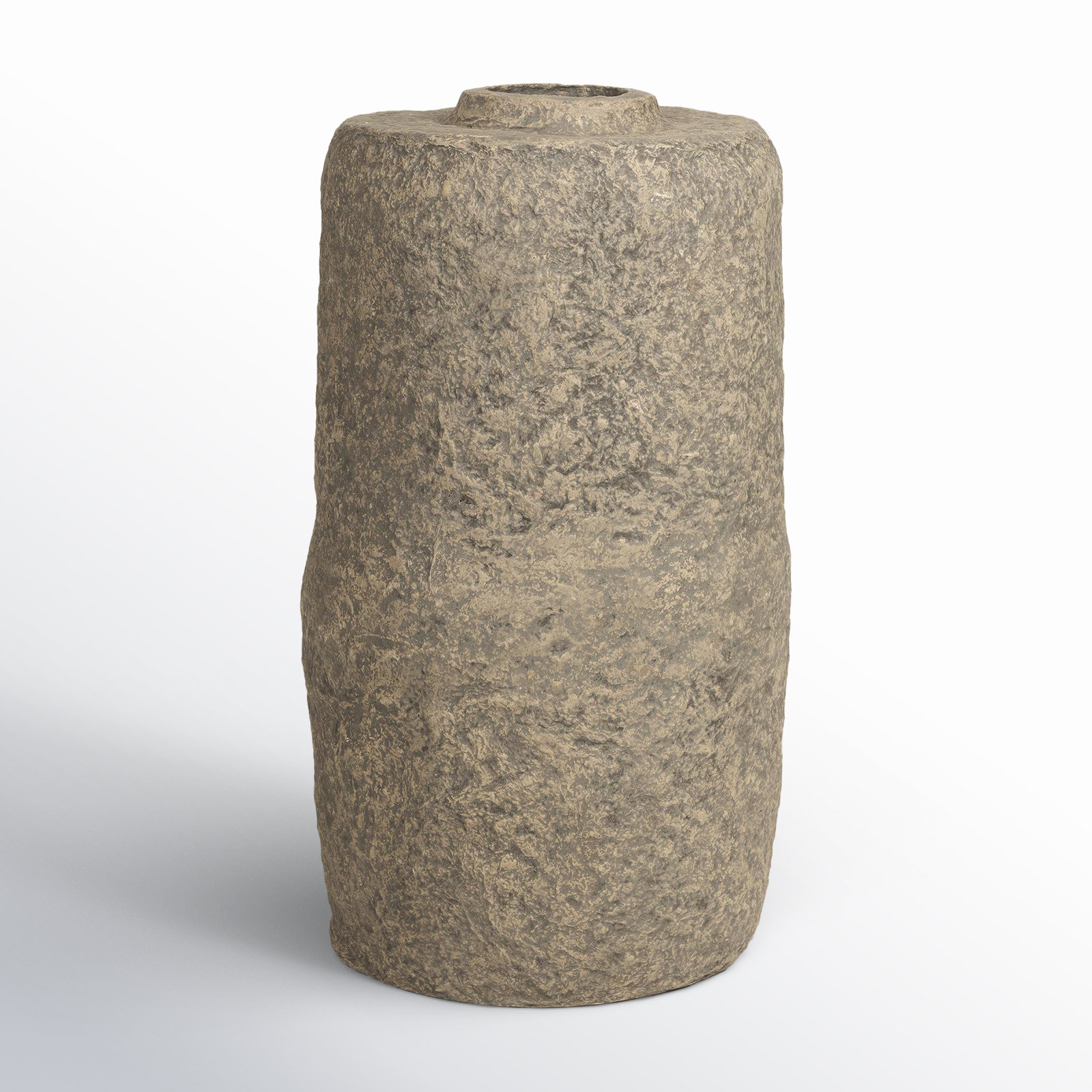 Harlingen 33'' Handmade Paper Floor Vase, Gray