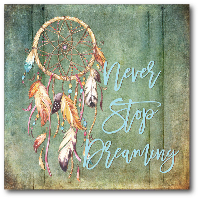«Dream Catcher», reproduction d'impression sur toile tendue, H 16 po x l 16 po x 1,5 po