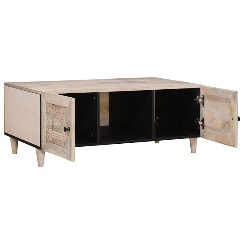Coffee Table with Storage, Beige