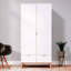 Oswaldo 2 Door Wood Wardrobe